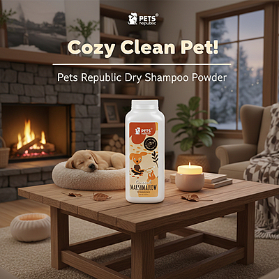 Pets Republic Dry Powder Shampoo 200gm