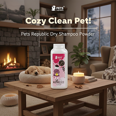 Pets Republic Dry Powder Shampoo 200gm