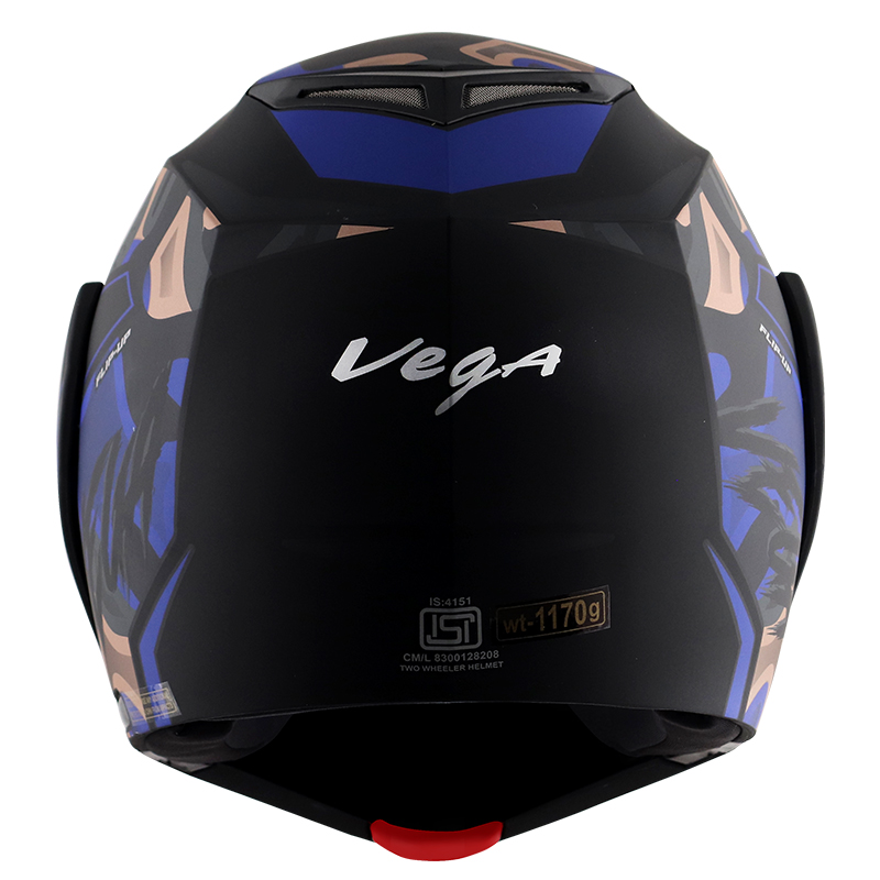 VEGA CRUX DX FIGHTER DULL BLACK M. BLUE C/V (M)