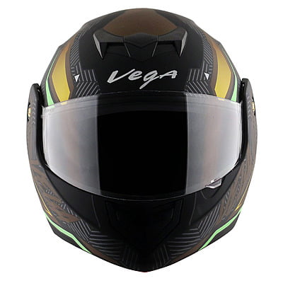 VEGA CRUX DX ENERGY DULL BLACK NEON GREEN C/V (M)