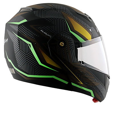 VEGA CRUX DX ENERGY DULL BLACK NEON GREEN C/V (M)