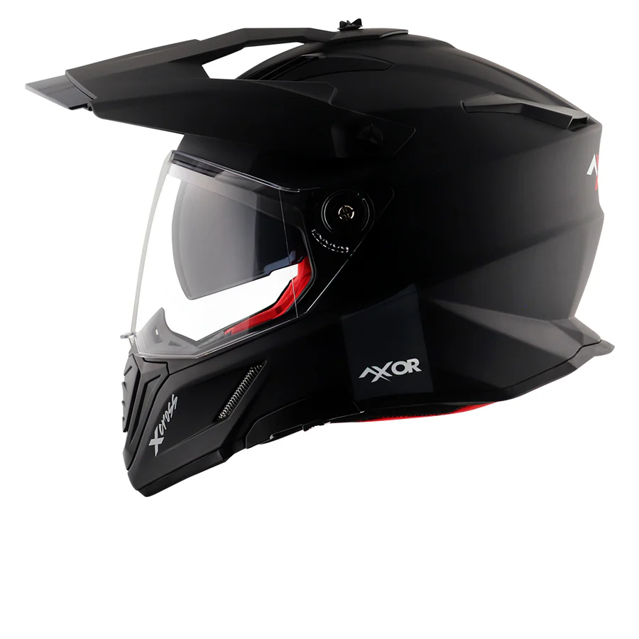 AXOR X-CROSS DUAL VISOR SC DULL BLACK RED C/V 620 MM
