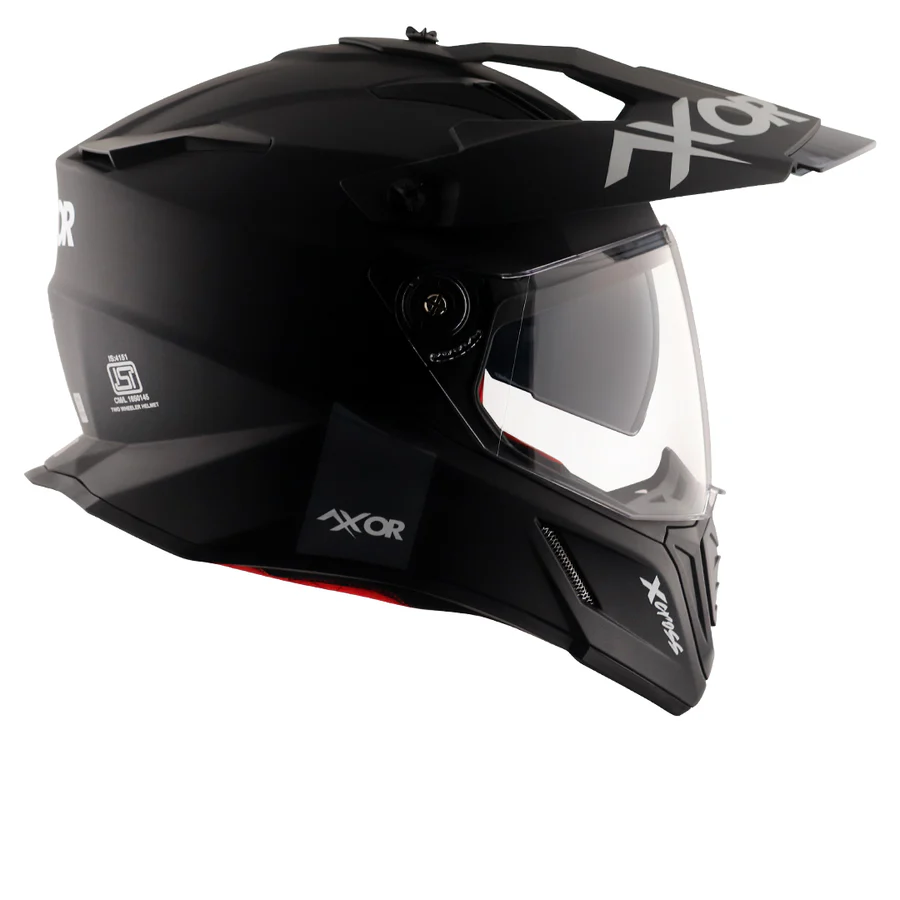 AXOR X-CROSS DUAL VISOR SC DULL BLACK RED C/V 620 MM