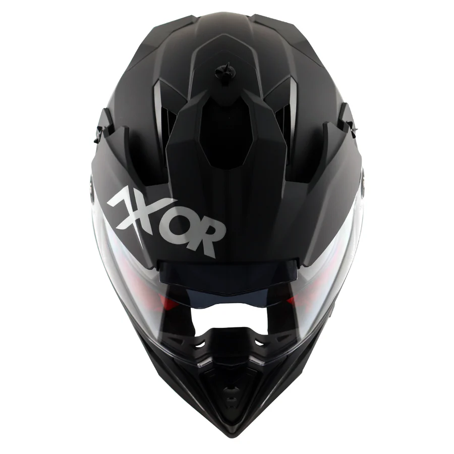 AXOR X-CROSS DUAL VISOR SC DULL BLACK RED C/V 620 MM