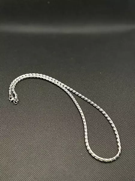 Durable Stainless Steel Woven Link Chain for Men