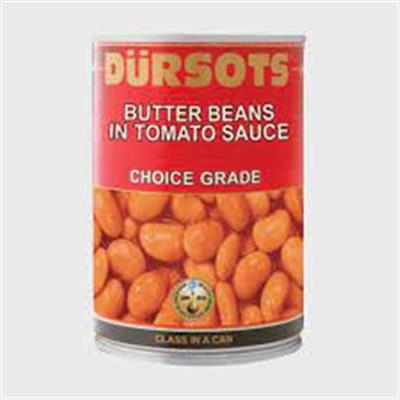 Dursots Butter Beans 6x225G