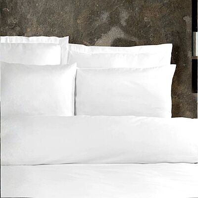All White Luxury Duvet Cover With Flap - California King