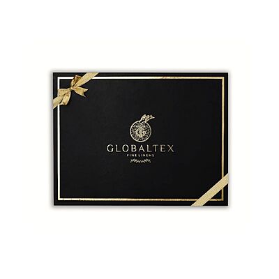 Luxury Navy Blue Stripe Bedding Set - Queen