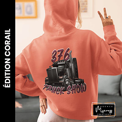Hoodie Corail - 376 Truck show