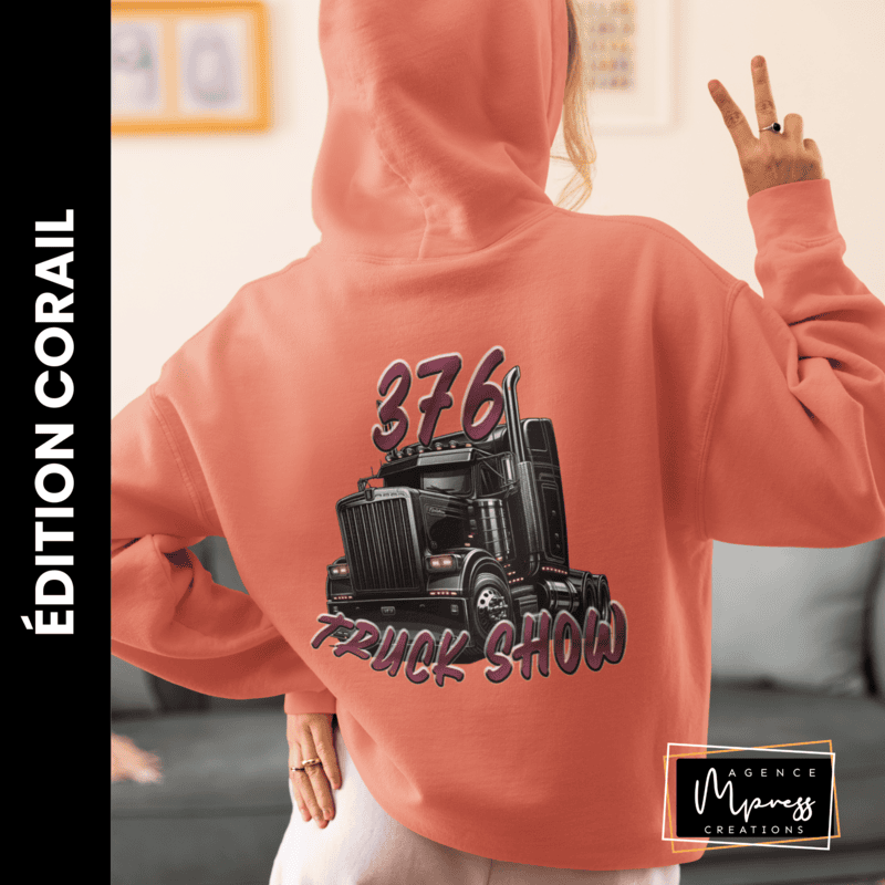 Hoodie Corail - 376 Truck show