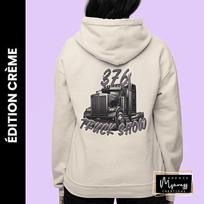 Hoodie Beige - 376 Truck show