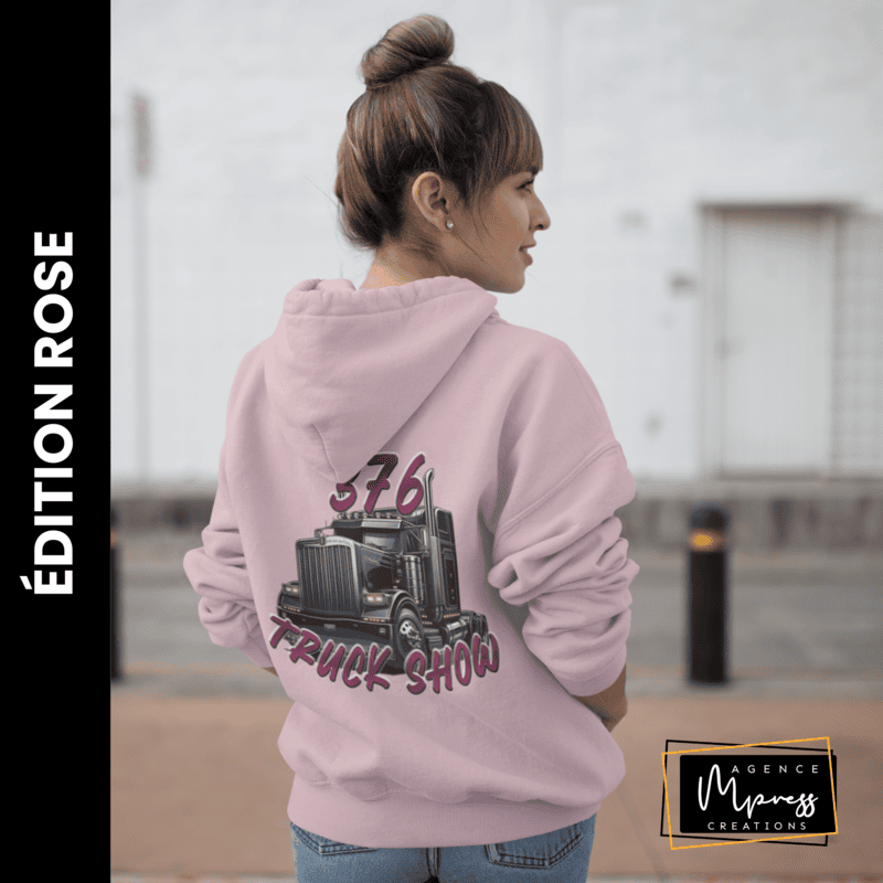 Hoodie Rose pâle - 376 Truck show