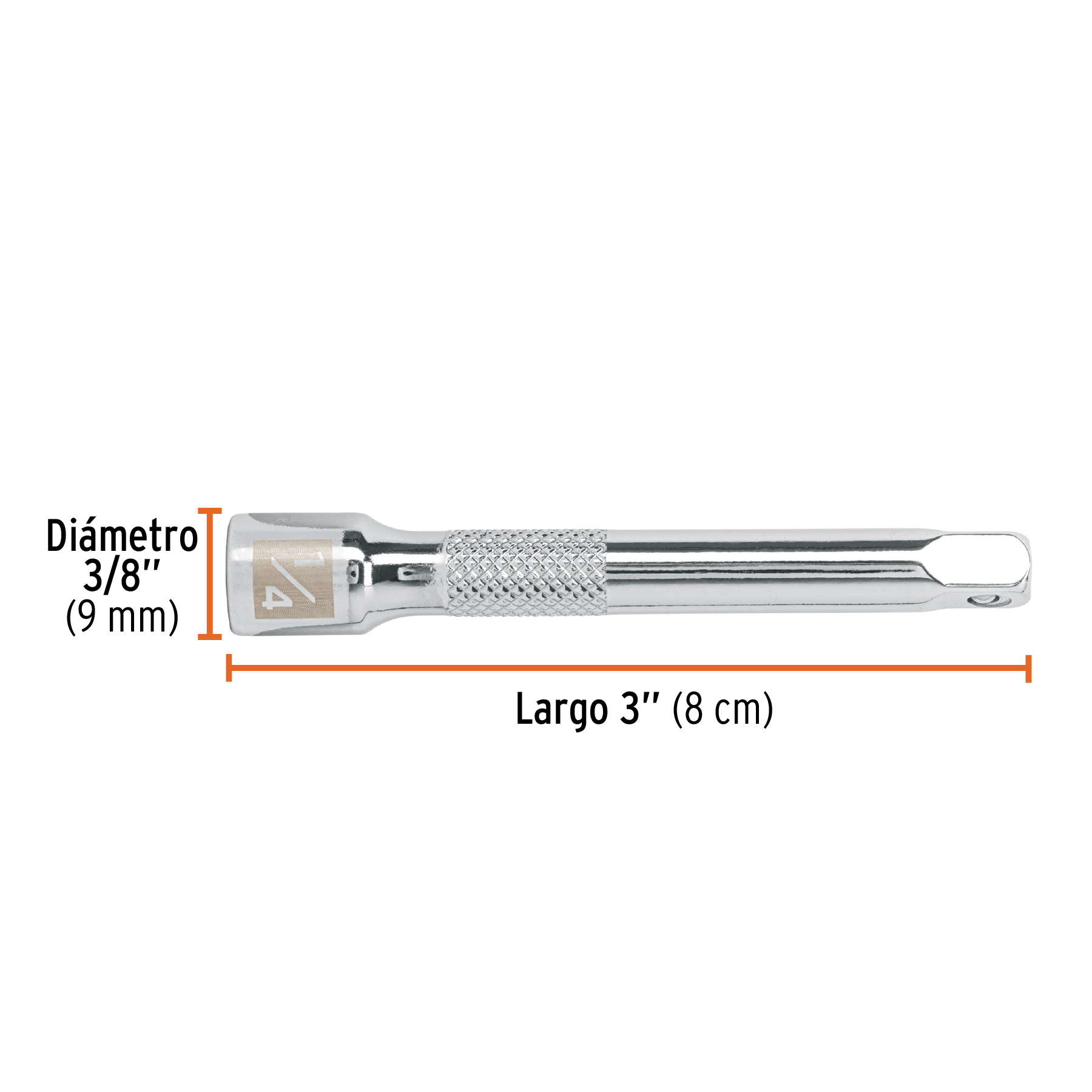 Extensión de 3' para matraca, para dados cuadro 1/4' - E-4760 / 13218