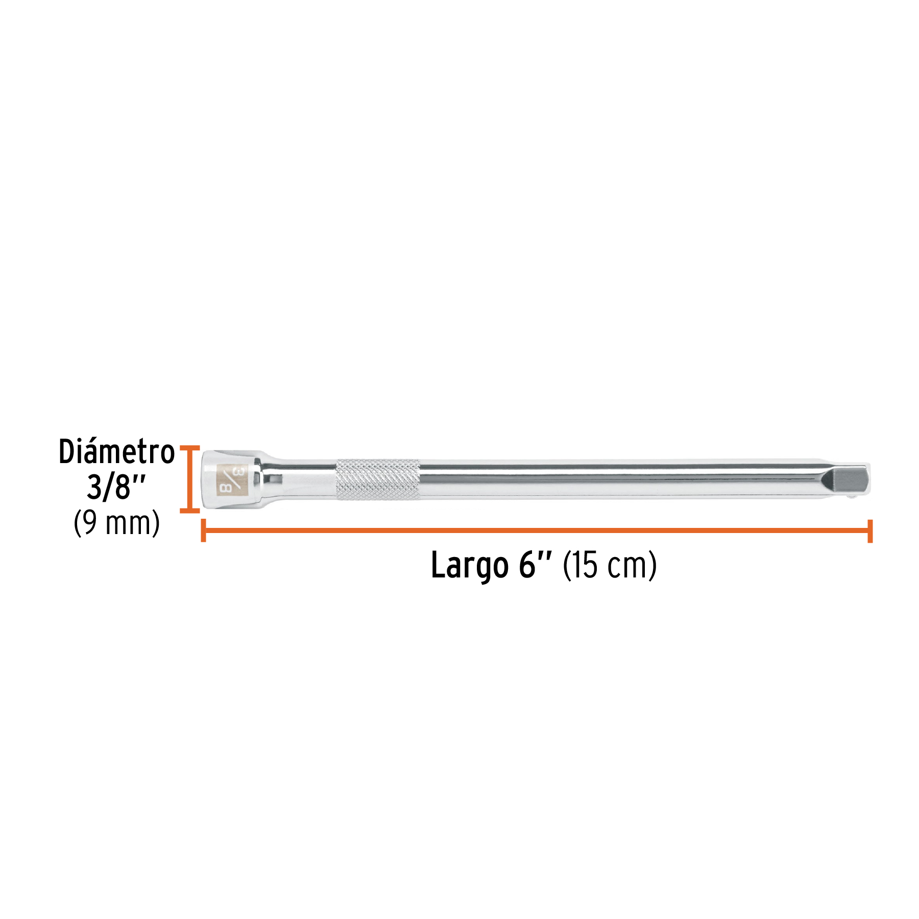 Extensión de 6' para matraca para dados cuadro 1/4' - E-4761 / 13915