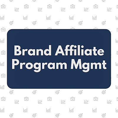E-Commerce Affiliate Program Management E-Commerce Affiliate Program Management