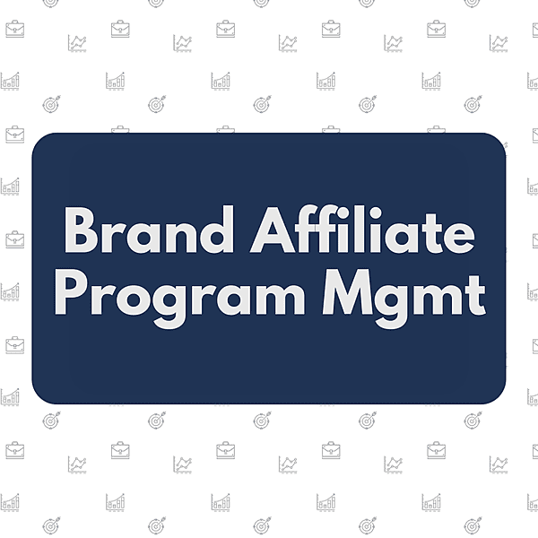 E-Commerce Affiliate Program Management