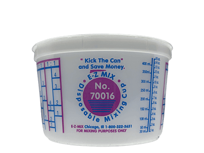 E-Z MIX BRAND 70016 - 1 PINT MIXING CUPS (1 EA)