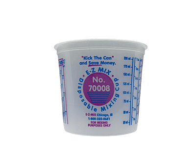 E-Z MIX BRAND - 1/2 PINT MIXING CUPS