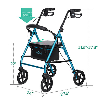RollaLite 8"Aluminum Rollator E007CB RollaLite 8"Aluminum Rollator E007CB