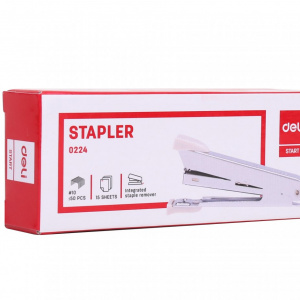 DELI E0224 SMALL STAPLER #10 WTH REMOVER