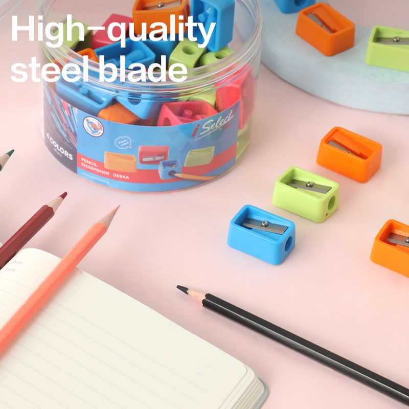 DELI E0594A PLASTIC SHARPENER ASST COLORS