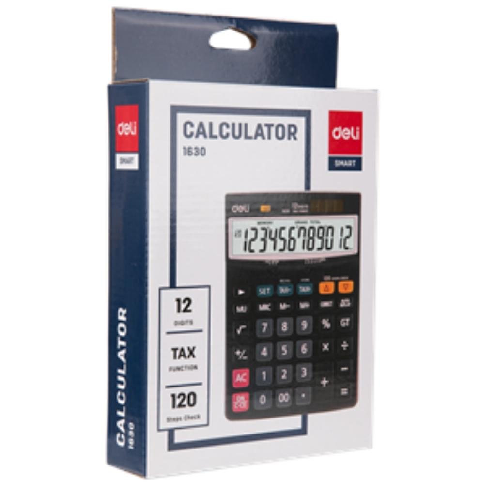 DELI SMART E1630 TAX CALC.120 CHECK 12DG