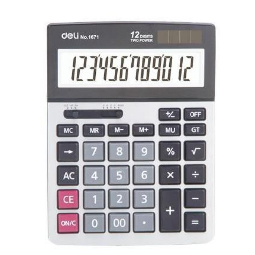 DELI CORE 1671 CALCULATOR 12 DIGITS
