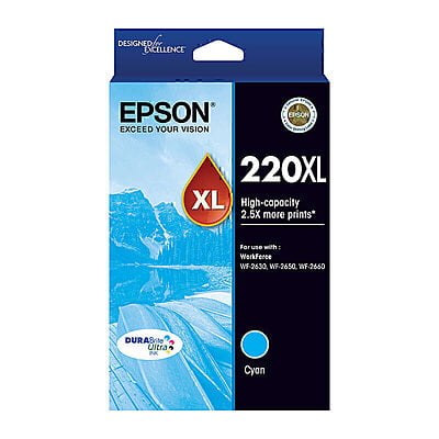 Epson 220XL Cyan Original ink Cartridge