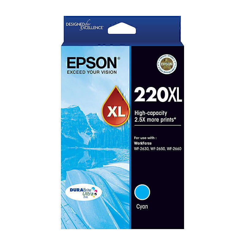 Epson 220XL Cyan Original ink Cartridge Epson 220XL Cyan Original ink Cartridge