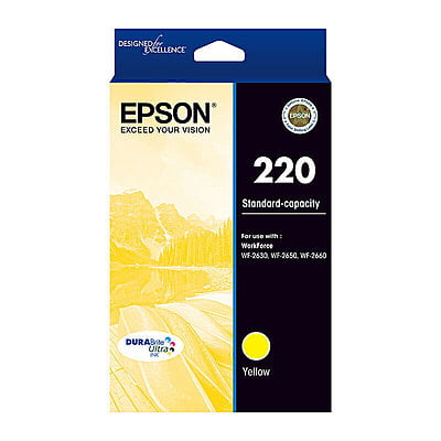 Epson 220 Yellow Original ink Cartridge