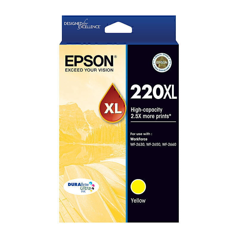 Epson 220XL Yellow Original ink Cartridge Epson 220XL Yellow Original ink Cartridge