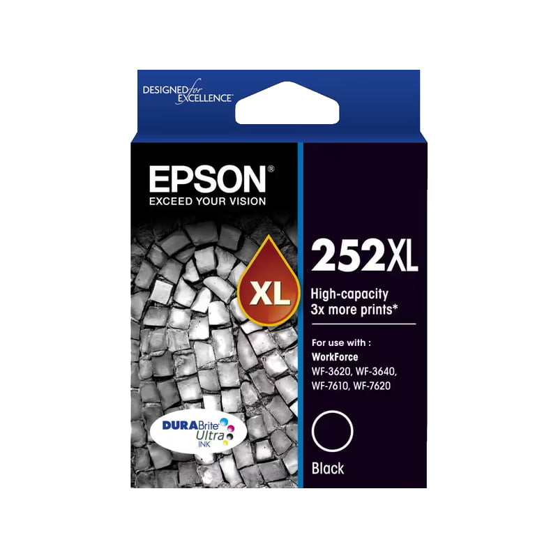252XL Black Premium Original EPSON Inkjet Cartridge 252XL Black Premium Original EPSON Inkjet Cartridge