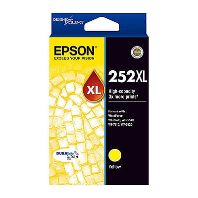 252XL Yellow Premium Original EPSON Inkjet Cartridge