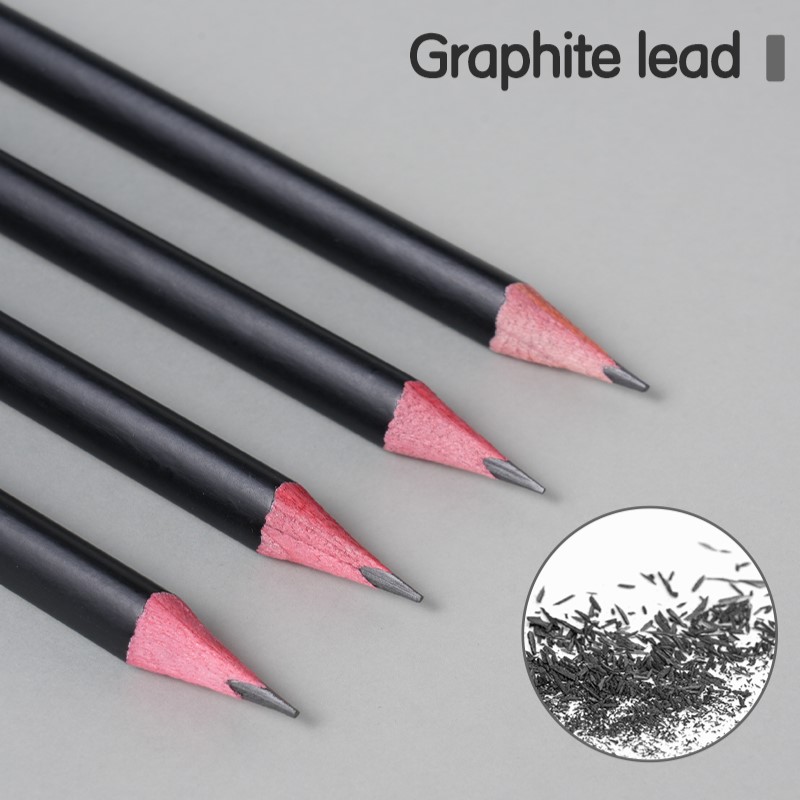 DELI SCRIBE E38029 HB PENCILS WITH RUBBER-TIP