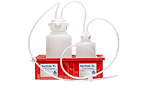 Vactrap™ Round XL 4L + 2L PP Red Bin 1/4" ID Tubing 1/EA