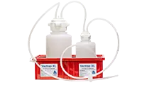 Vactrap™ Round XL 4L + 2L PP Red Bin 1/4" ID Tubing 1/EA