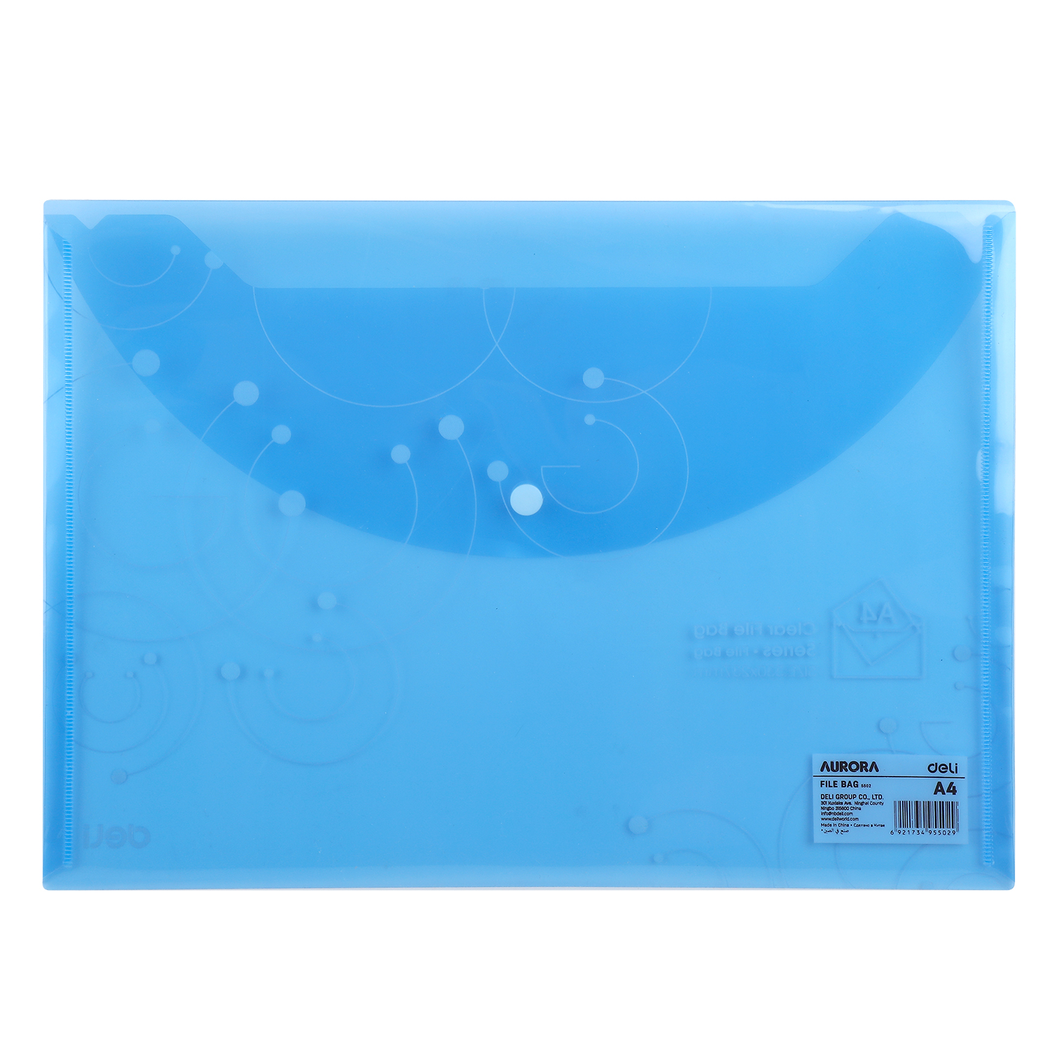 DELI E5502 AURORA MY CLEAR BAG A4