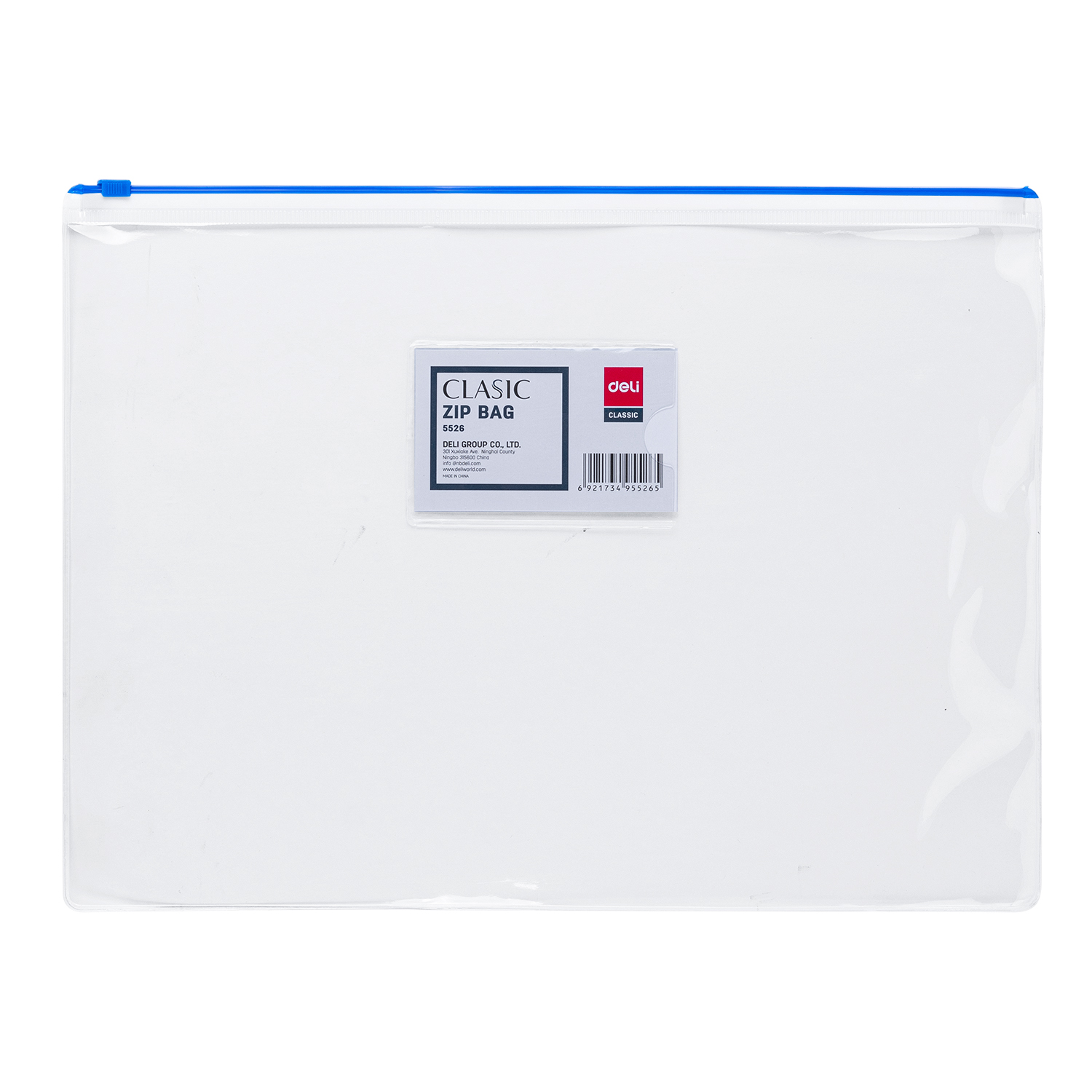 DELI E5526 ZIP LOCK BAG A4