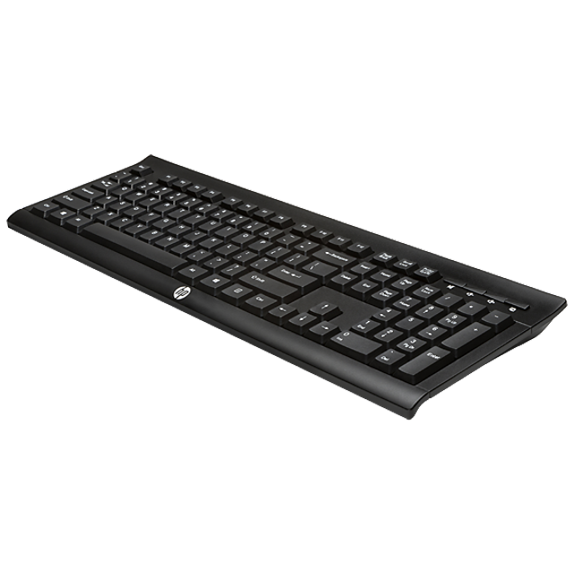 HP Wireless Keyboard K2500 (English & Arabic) Black - E5E78AA