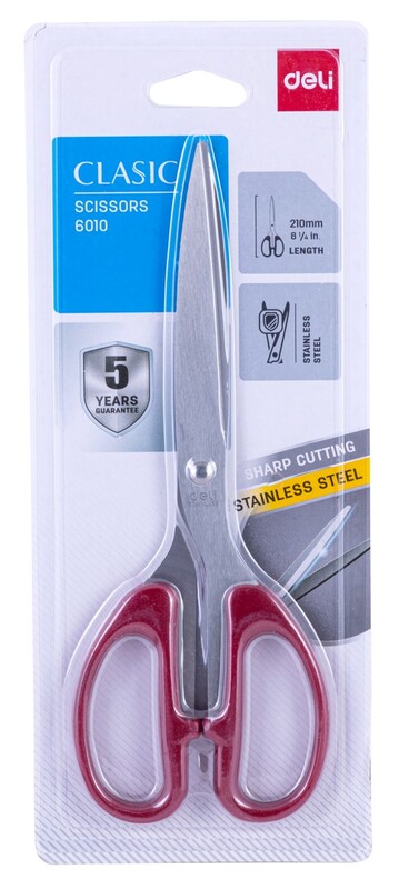 DELI E6010 SCISSORS 8.25" 21CM