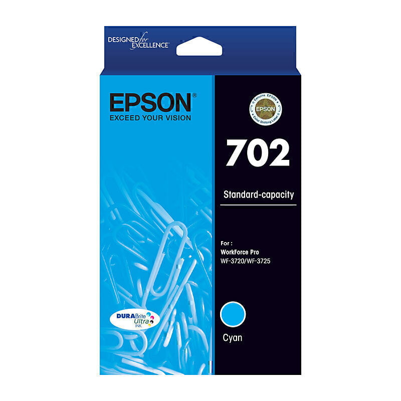 702XL Cyan Premium Original Epson ink Cartridge
