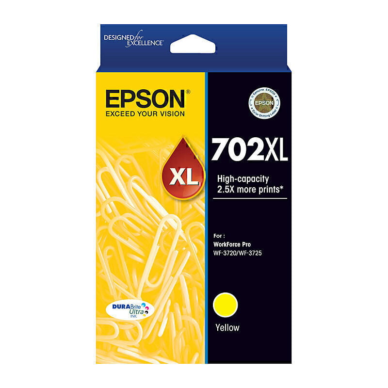 702XL Yellow Premium Original Epson ink Cartridge
