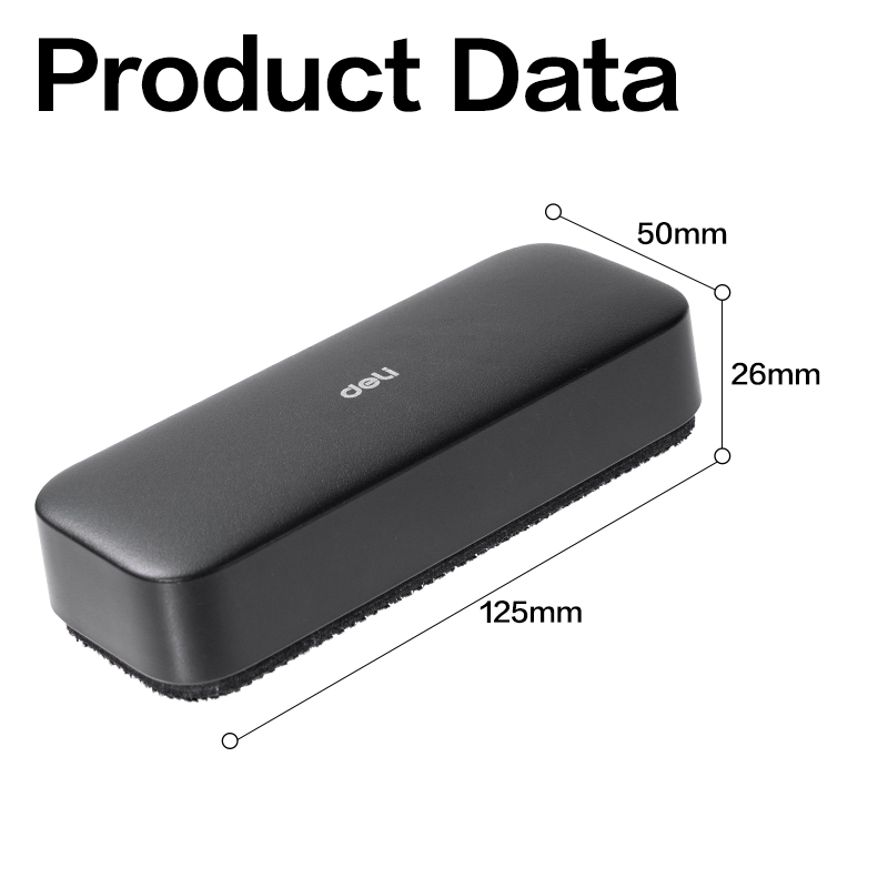 DELI E7834S MAGNETIC WHITEBOARD ERASER LARGE