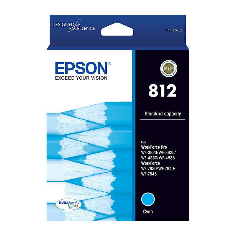 812 Cyan Premium Original EPSON Inkjet Cartridge