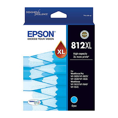 812XL Premium Cyan Original EPSON Inkjet Cartridge