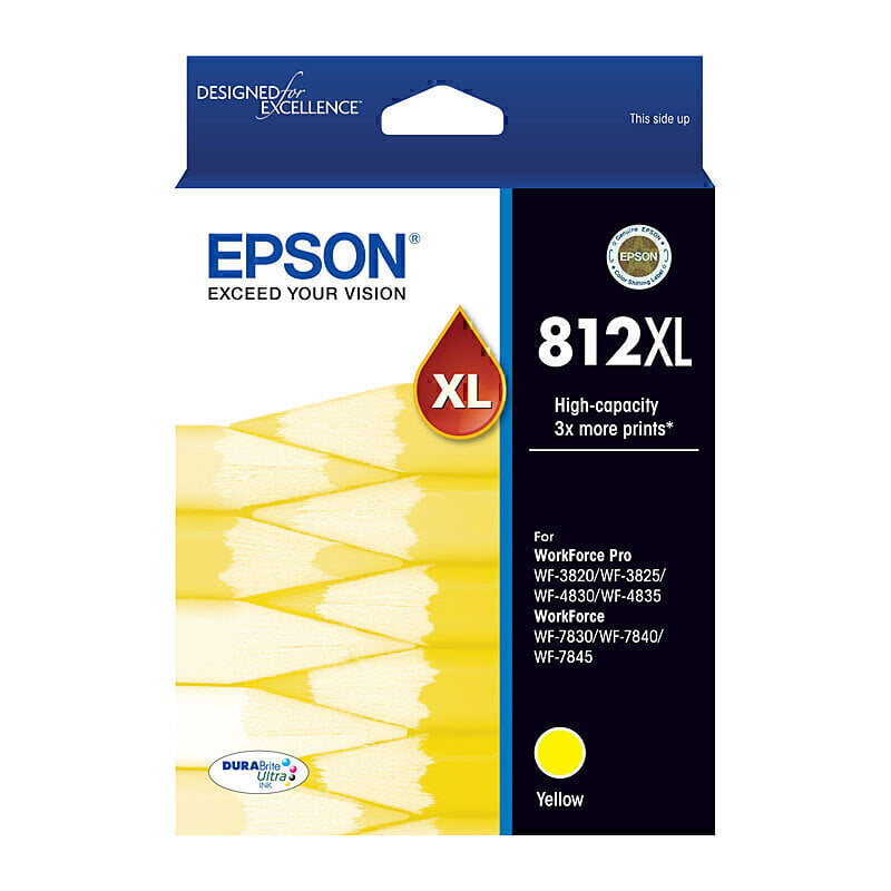 812XL Premium Yellow Original EPSON Inkjet Cartridge