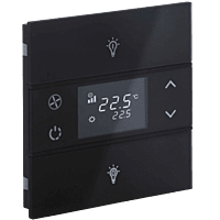 EAE KNX Switch Rosa Soild Series 1 Fold With Thermostat