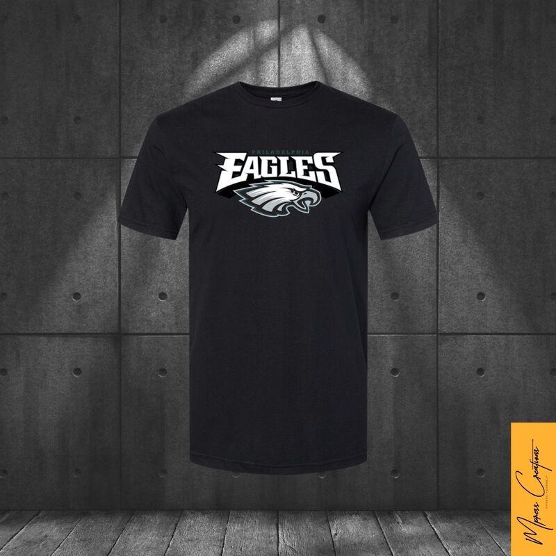 T-Shirt noir - Philadelphia Eagles