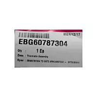 Sensor Evaporador para Minisplit LG Inverter, 5K Modelo VR, VM - EBG60787304