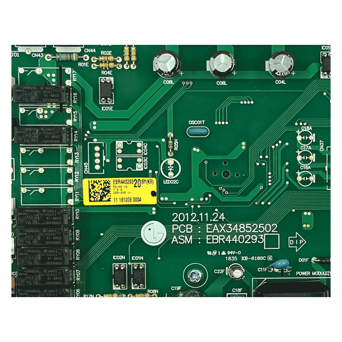 Tarjeta Condensador para Minisplit Original LG - EBR44029320